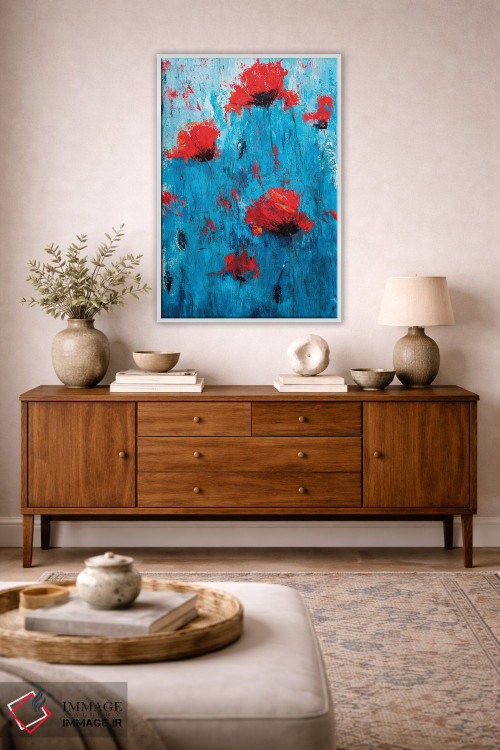 تابلو انتزاعی خاکشیر I اثر اولنا بوگاتسکا - D2W