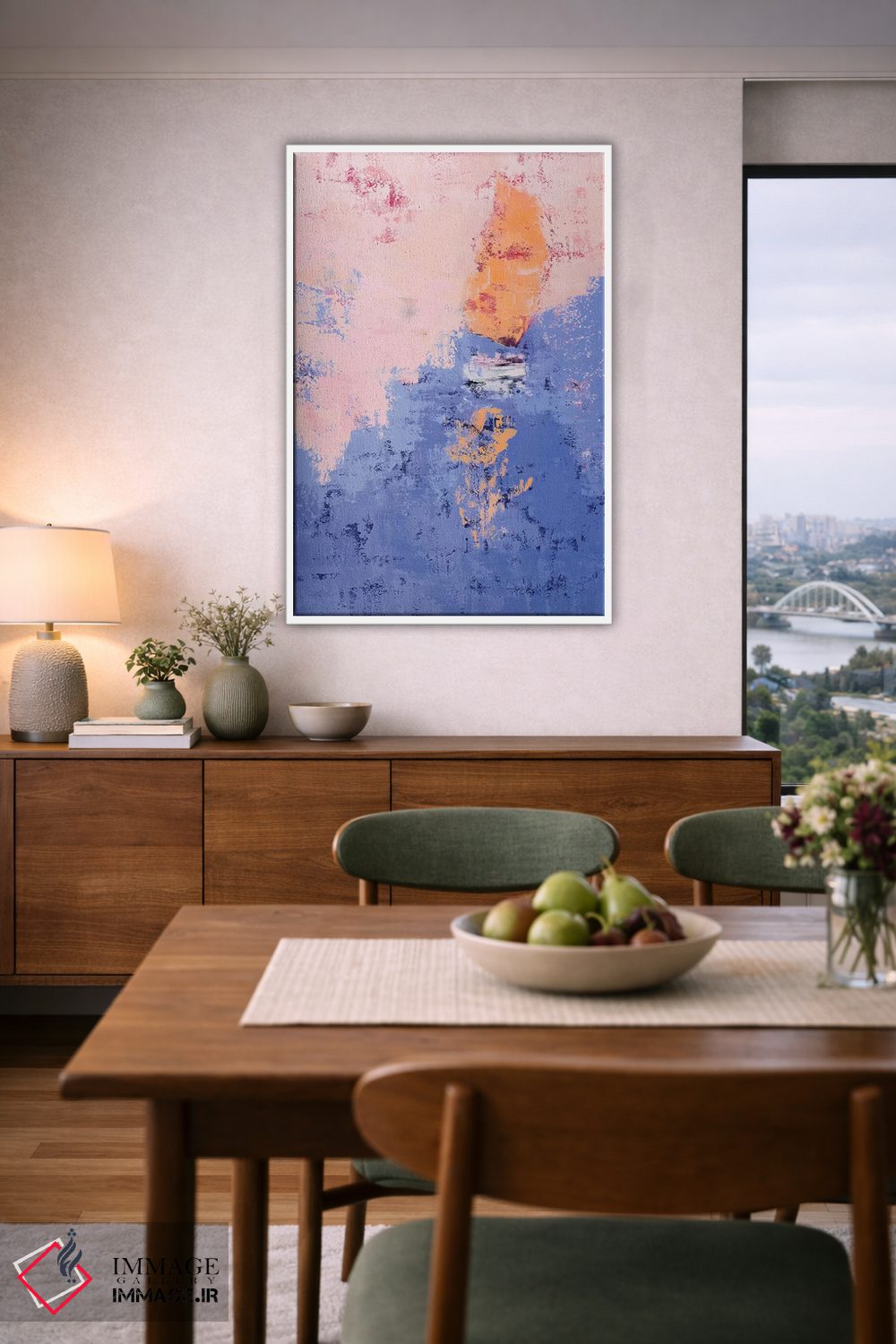 تابلو انتزاعی بادبان IV اثر اولنا بوگاتسکا - D6W