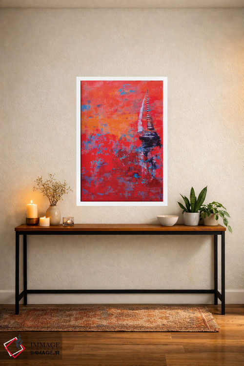 تابلو انتزاعی بادبان III اثر اولنا بوگاتسکا - D4W