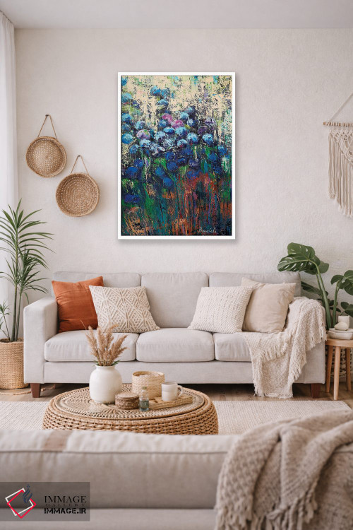 تابلو انتزاعی آرامش اثر اولنا بوگاتسکا - D2W