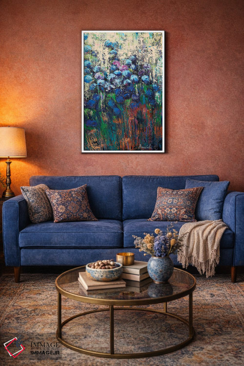 تابلو انتزاعی آرامش اثر اولنا بوگاتسکا - D4W