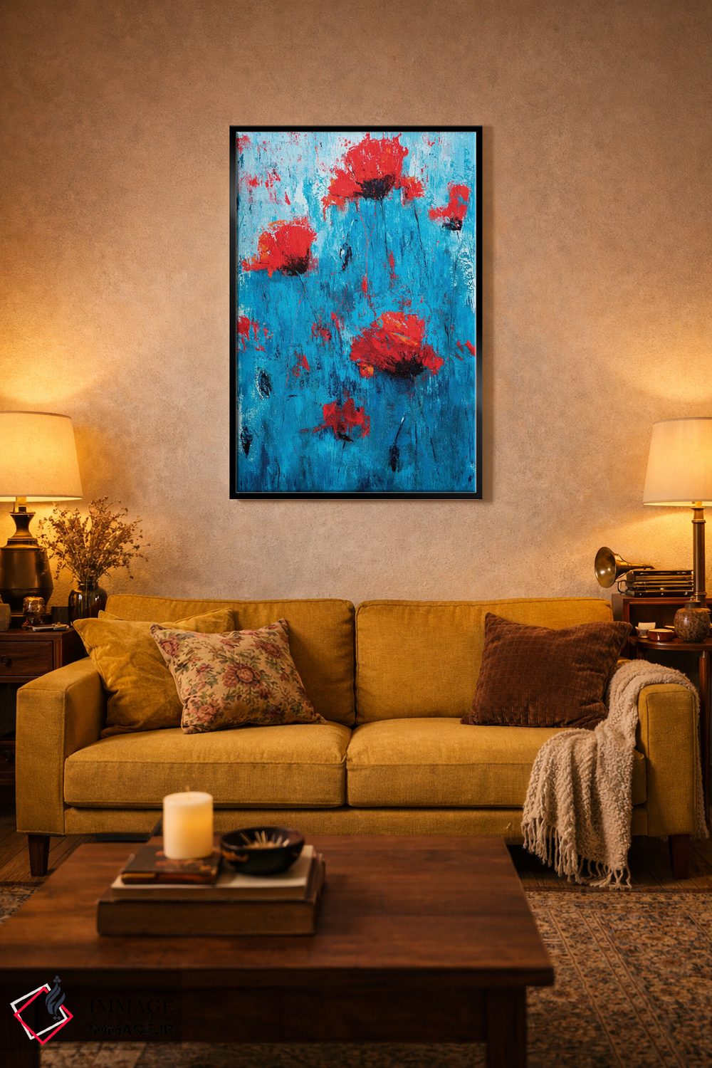 تابلو انتزاعی خاکشیر I اثر اولنا بوگاتسکا - D4B