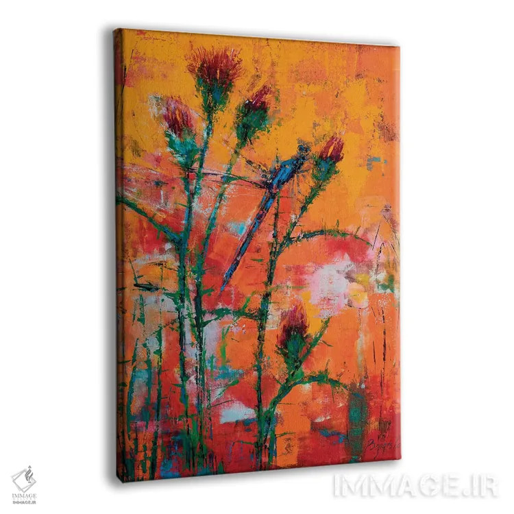 تابلو دکوراتیو خار اثر اولنا بوگاتسکا - نمای پرسپکتیو محصول
