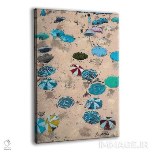 تابلو دکوراتیو چترها اثر اولنا بوگاتسکا - نمای پرسپکتیو محصول