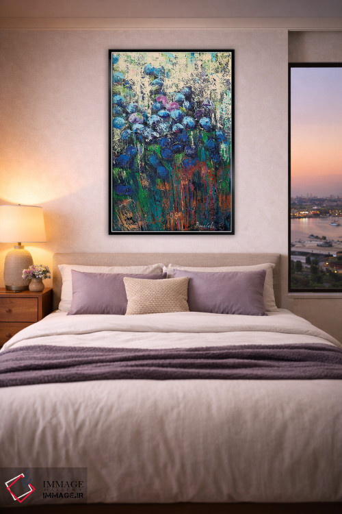 تابلو انتزاعی آرامش اثر اولنا بوگاتسکا - D5B