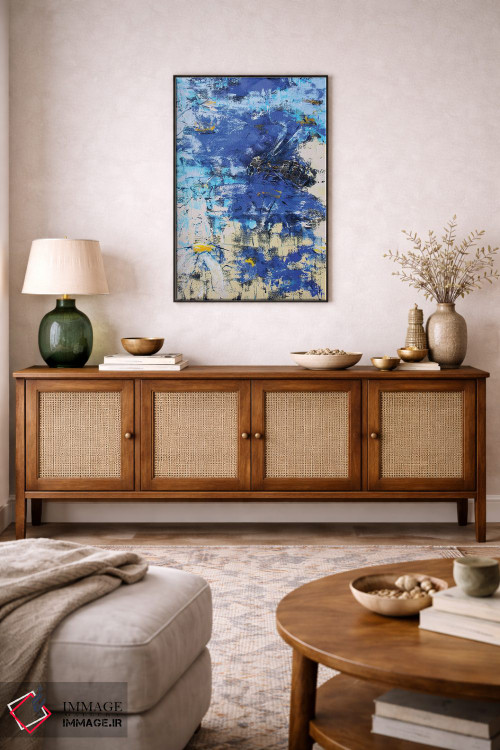 تابلو انتزاعی کار و بار زنبورها اثر اولنا بوگاتسکا - D4B