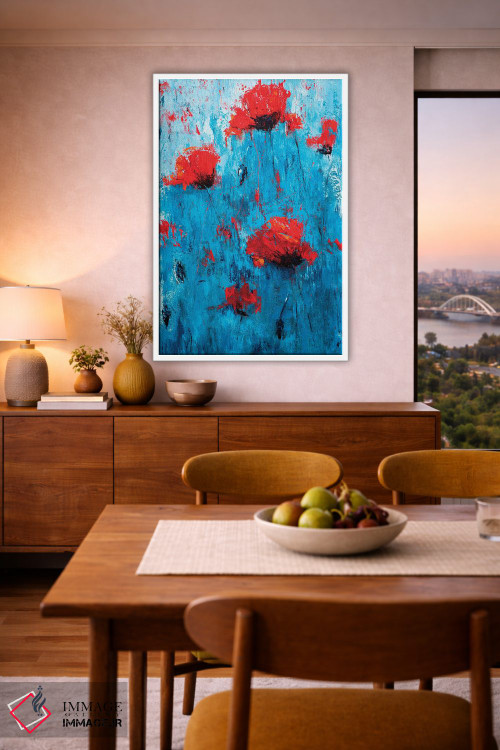 تابلو انتزاعی خاکشیر I اثر اولنا بوگاتسکا - D5W