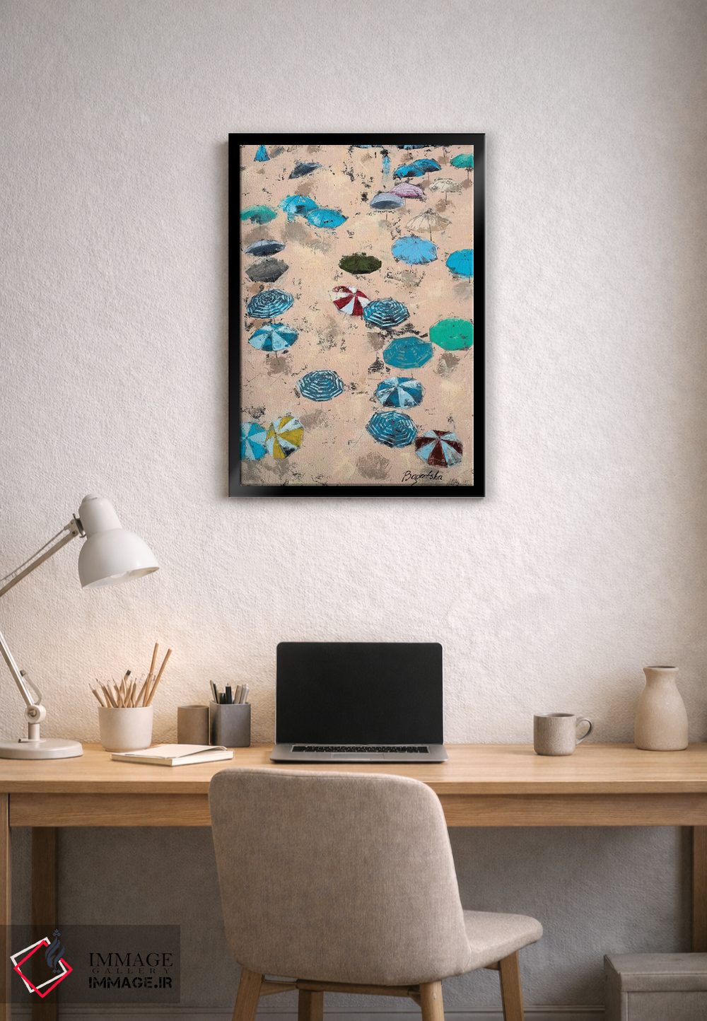 تابلو دکوراتیو چترها اثر اولنا بوگاتسکا - D1B
