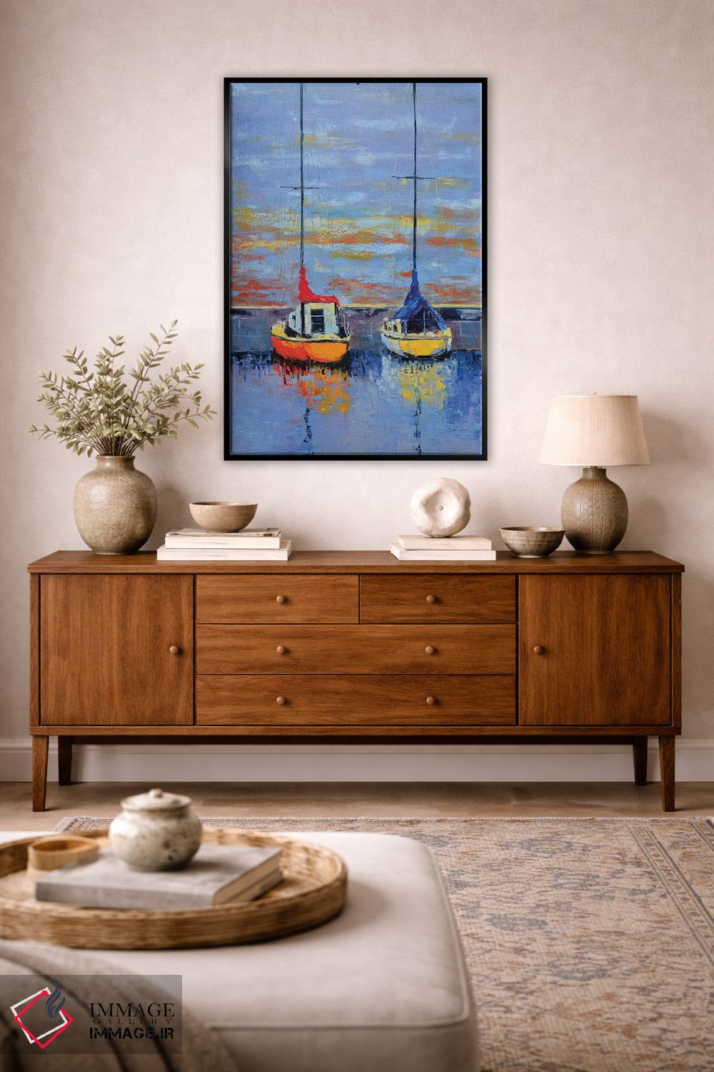 تابلو دکوراتیو در انتظار باد اثر اولنا بوگاتسکا - D4B