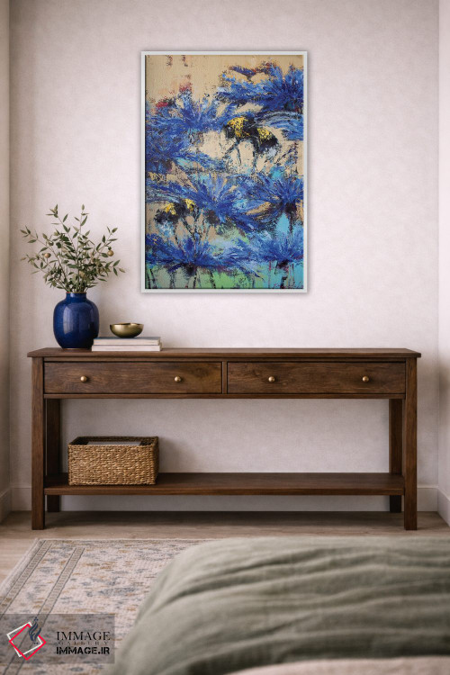 تابلو انتزاعی روز زنبورگون اثر اولنا بوگاتسکا - D3W