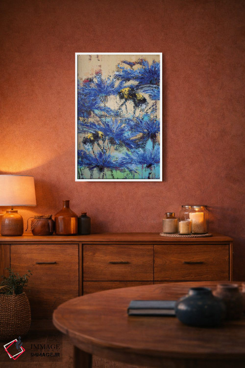 تابلو انتزاعی روز زنبورگون اثر اولنا بوگاتسکا - D4W