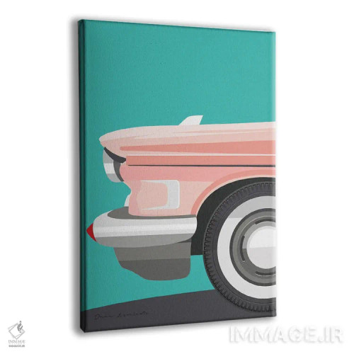 تابلو دکوراتیو ماشین کلاسیک III اثر عمر اسکالانته - نمای پرسپکتیو محصول