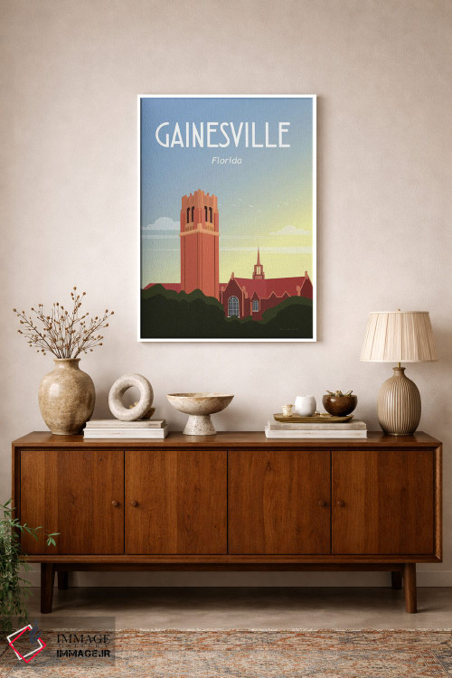 تابلو دکوراتیو گینزویل اثر عمر اسکالانته - D1W