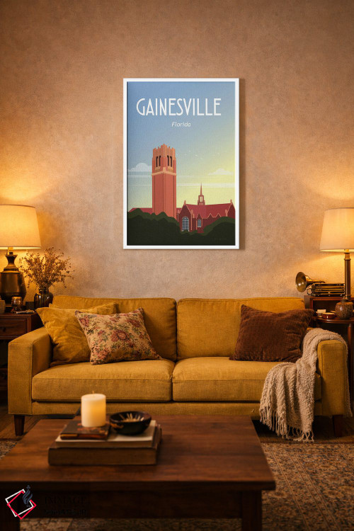 تابلو دکوراتیو گینزویل اثر عمر اسکالانته - D2W