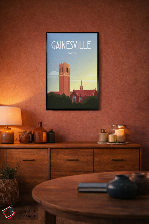 تابلو دکوراتیو گینزویل اثر عمر اسکالانته - D4B