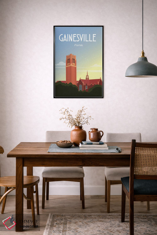 تابلو دکوراتیو گینزویل اثر عمر اسکالانته - D5B