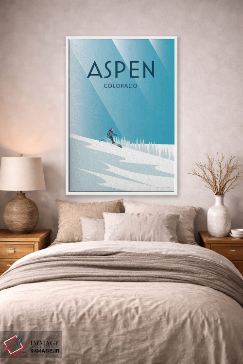 تابلو دکوراتیو آسپن اثر عمر اسکالانته - D1W