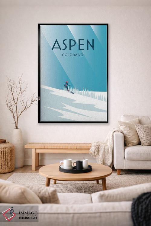 تابلو دکوراتیو آسپن اثر عمر اسکالانته - D3B