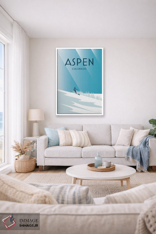 تابلو دکوراتیو آسپن اثر عمر اسکالانته - D2W