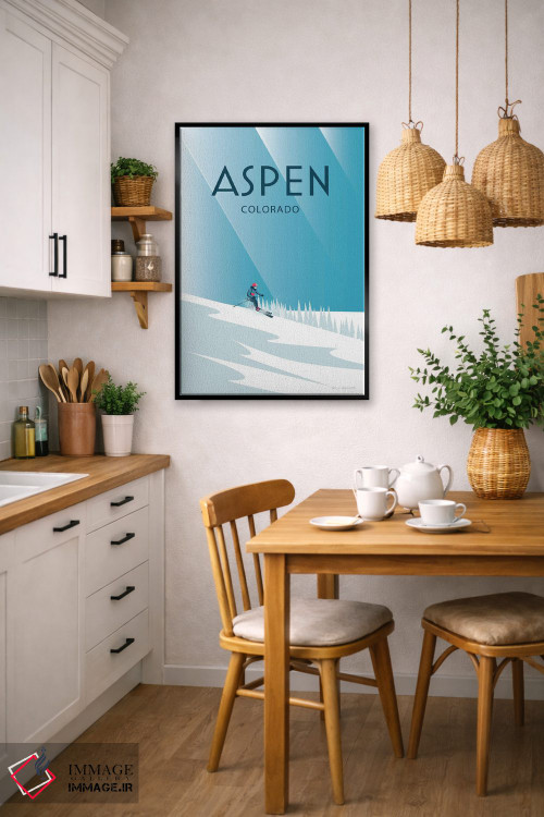 تابلو دکوراتیو آسپن اثر عمر اسکالانته - D6B