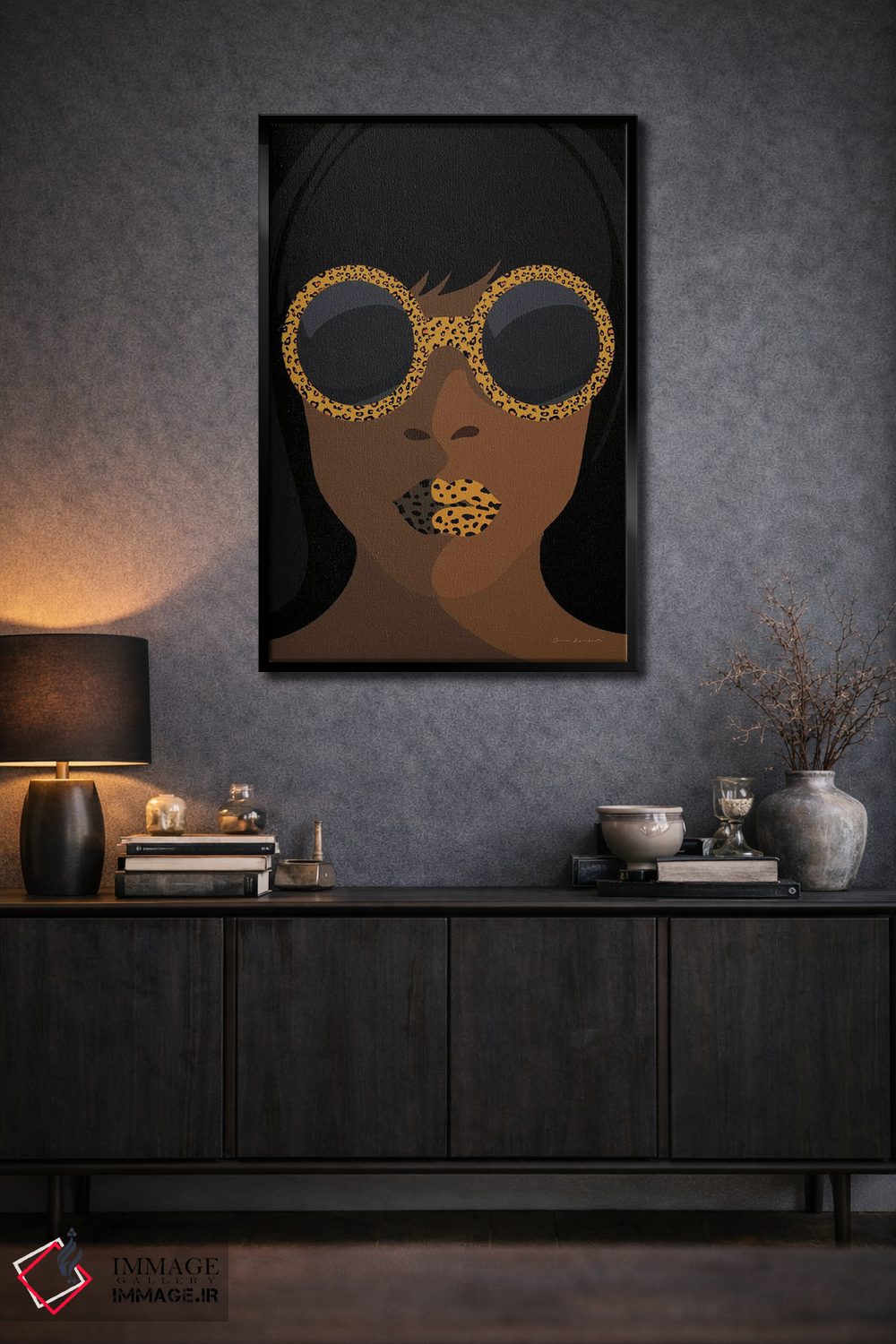 تابلو مدرن تزئینات مد I اثر عمر اسکالانته - D3B