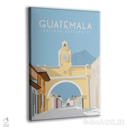 تابلو دکوراتیو آنتیگوا گواتمالا اثر عمر اسکالانته - نمای پرسپکتیو محصول