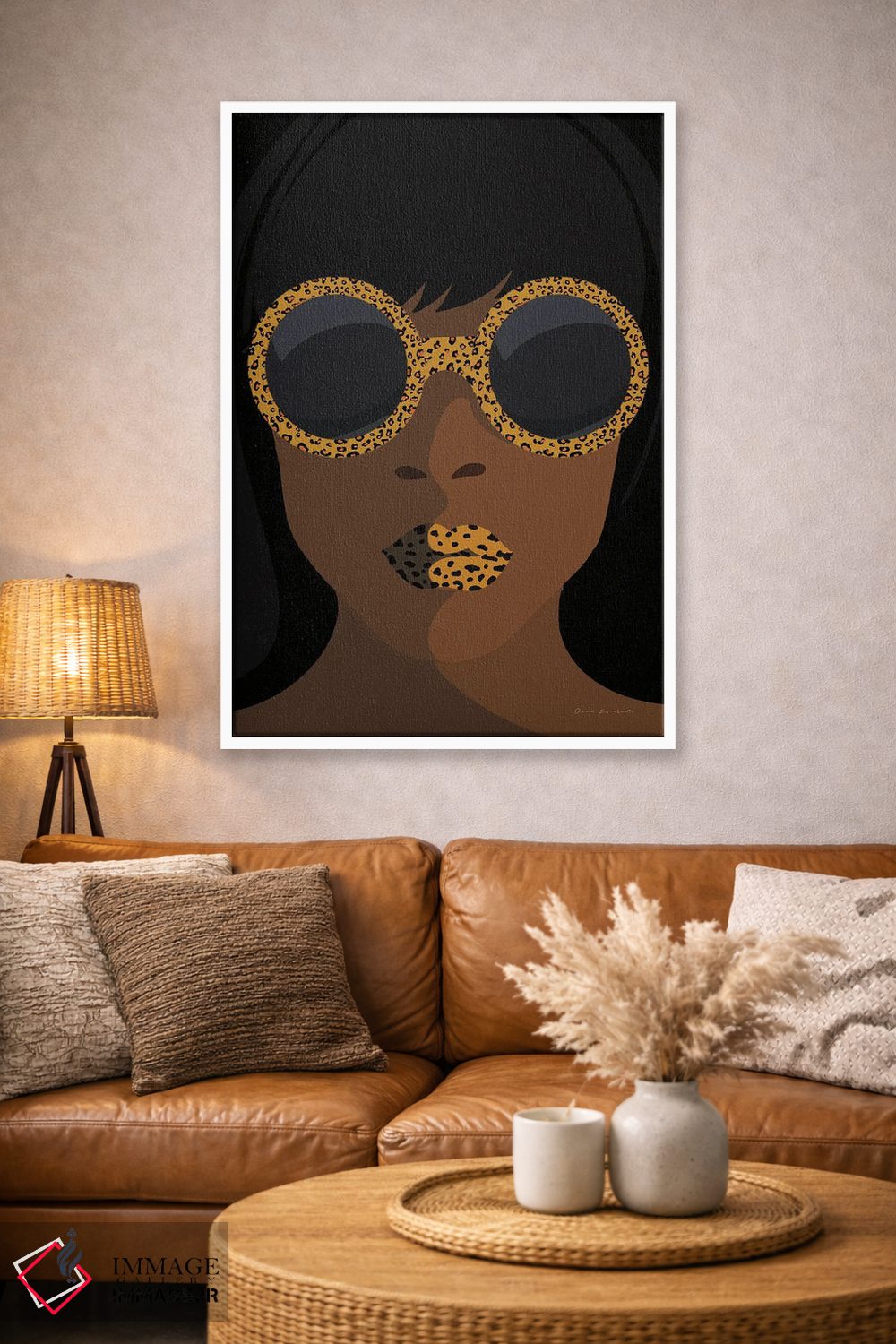 تابلو مدرن تزئینات مد I اثر عمر اسکالانته - D4W