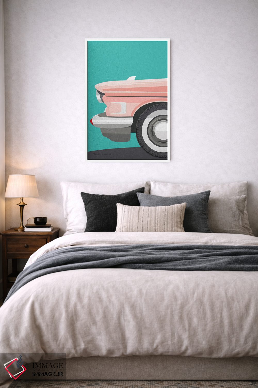 تابلو دکوراتیو ماشین کلاسیک III اثر عمر اسکالانته - D5W