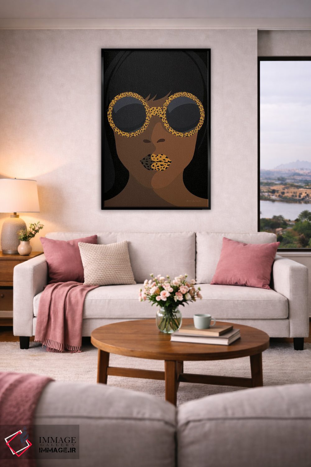 تابلو مدرن تزئینات مد I اثر عمر اسکالانته - D5B