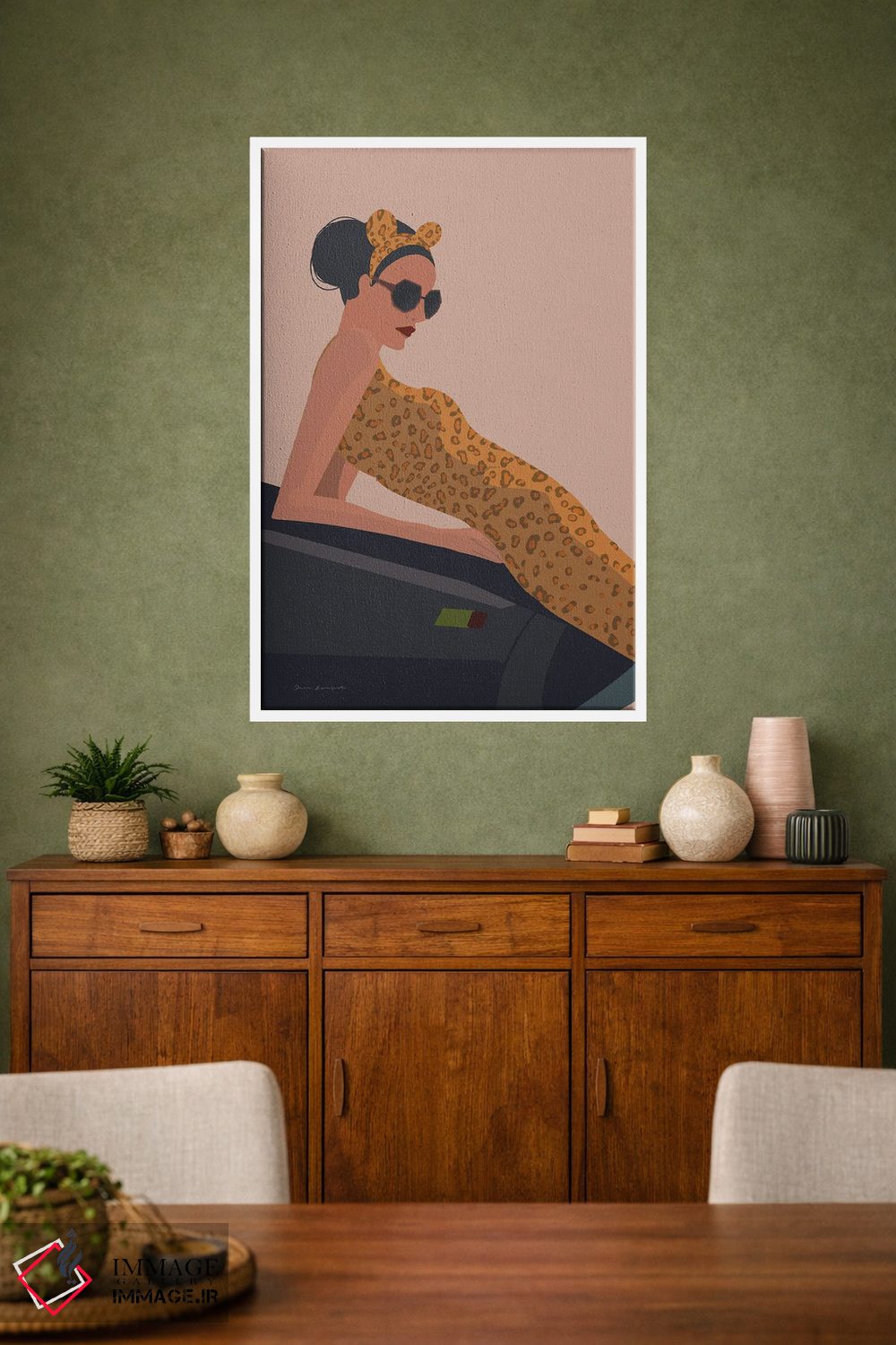 تابلو دکوراتیو طبیعت شگفت انگیز I اثر عمر اسکالانته - D1W