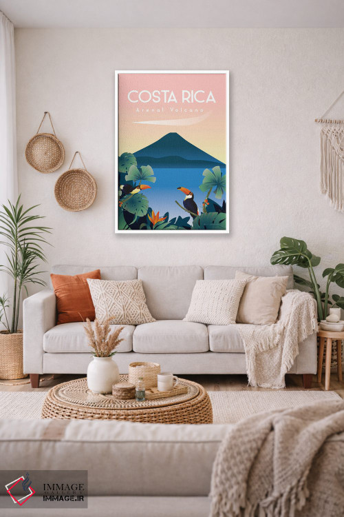 تابلو دکوراتیو کاستاریکا اثر عمر اسکالانته - D1W
