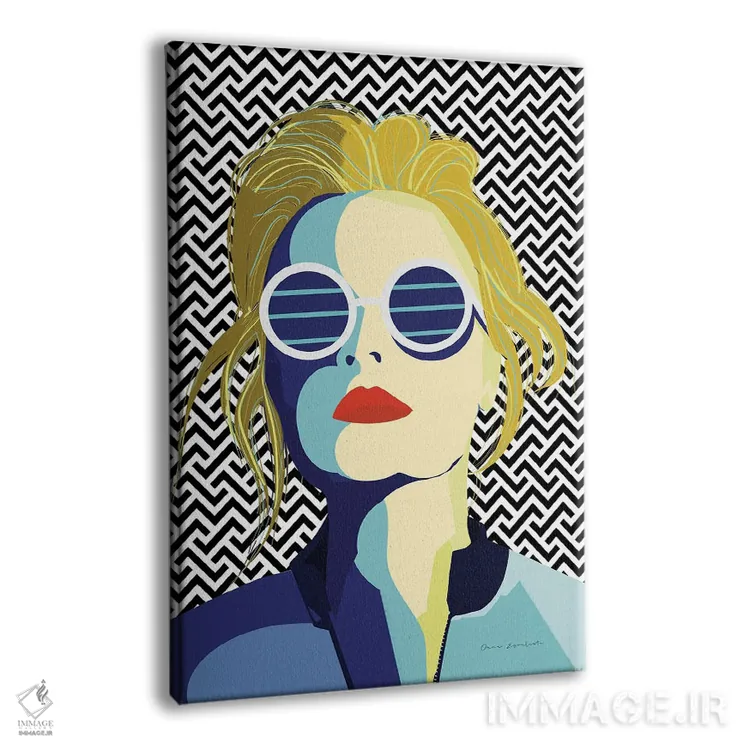 تابلو دکوراتیو استایل و نگرش IV اثر عمر اسکالانته - نمای پرسپکتیو محصول