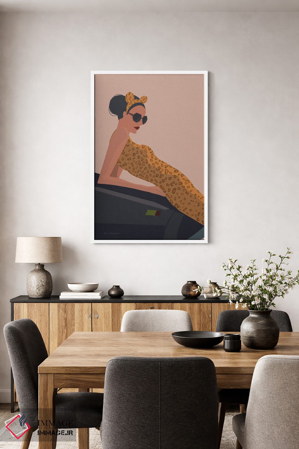 تابلو دکوراتیو طبیعت شگفت انگیز I اثر عمر اسکالانته - D3W