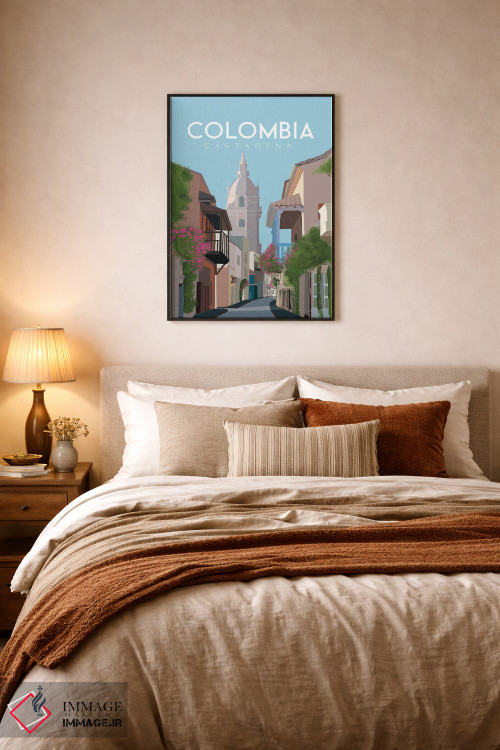 تابلو دکوراتیو کلمبیا اثر عمر اسکالانته - D5B