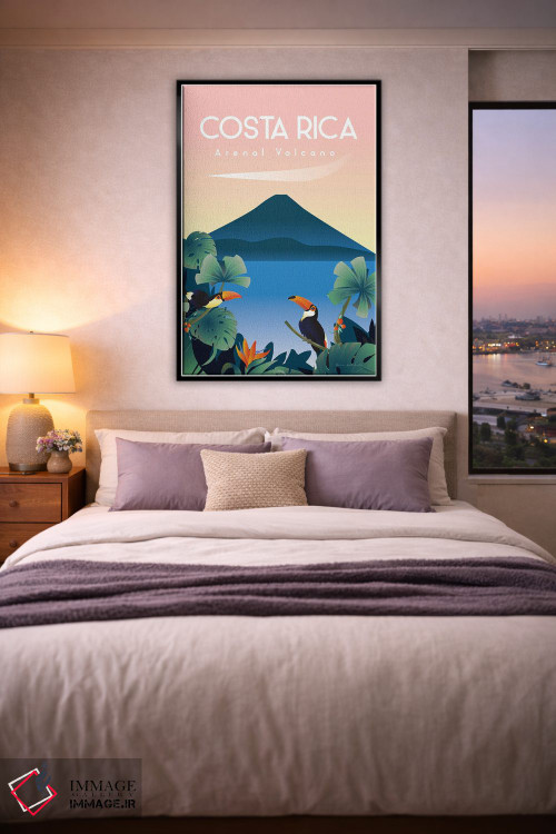 تابلو دکوراتیو کاستاریکا اثر عمر اسکالانته - D6B