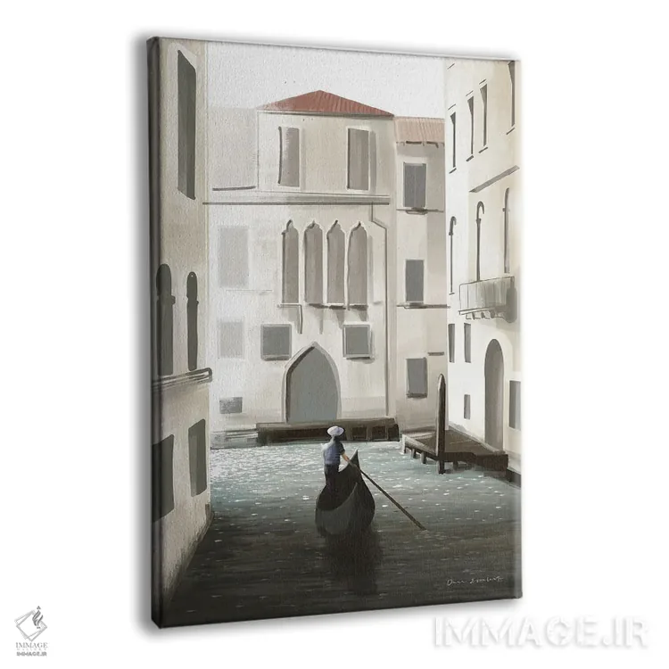 تابلو دکوراتیو لحظه ای در ونیز اثر عمر اسکالانته - نمای پرسپکتیو محصول