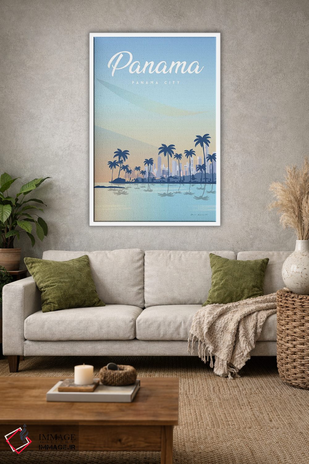 تابلو دکوراتیو پاناما اثر عمر اسکالانته - D1W