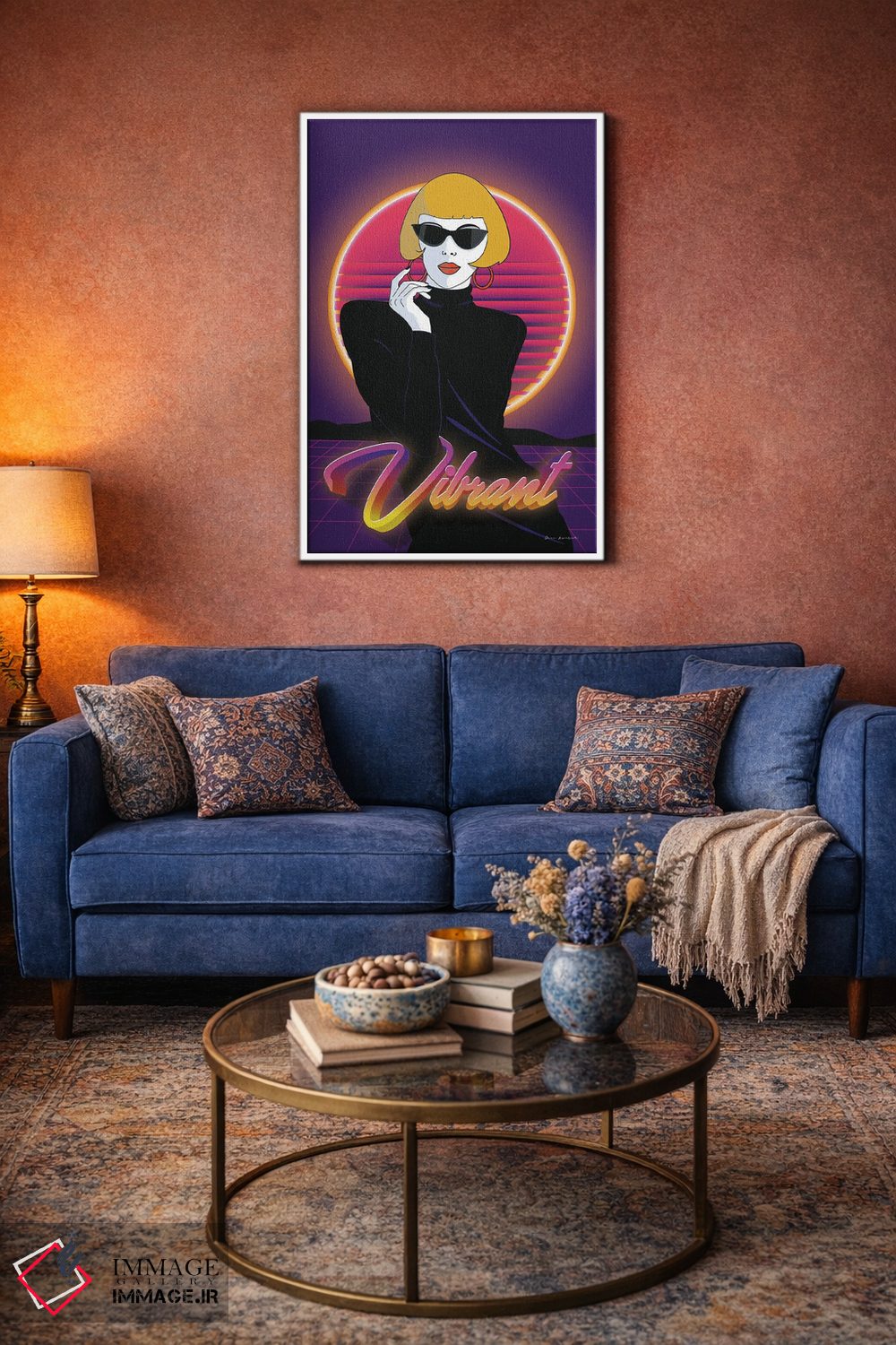 تابلو دکوراتیو دهه هشتادی ها I اثر عمر اسکالانته - D3W