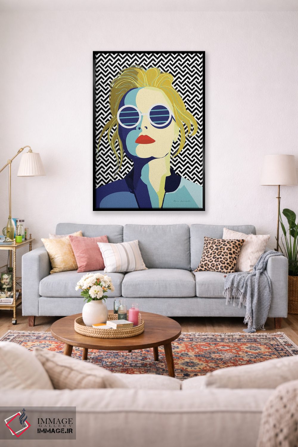 تابلو دکوراتیو استایل و نگرش IV اثر عمر اسکالانته - D1B