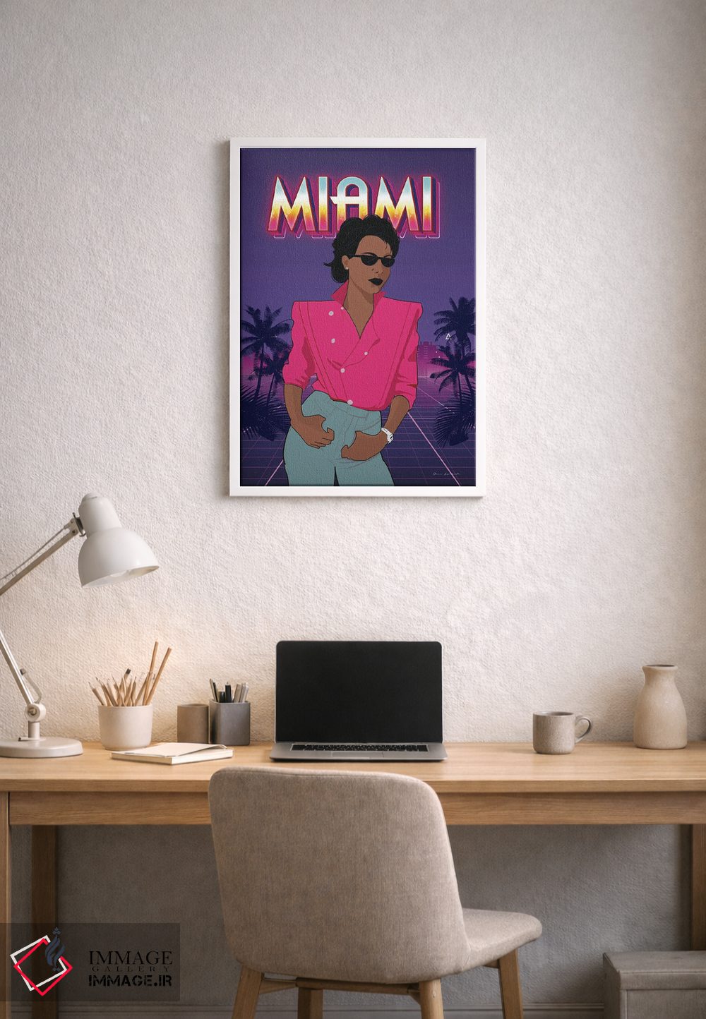 تابلو دکوراتیو دهه هشتادی ها II اثر عمر اسکالانته - D1W