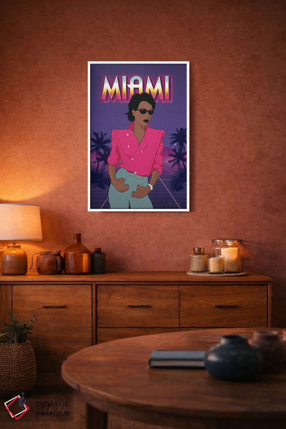 تابلو دکوراتیو دهه هشتادی ها II اثر عمر اسکالانته - D3W