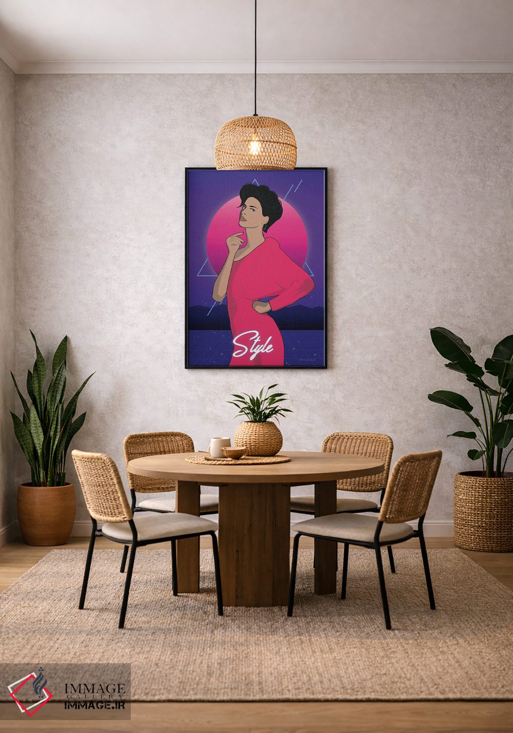 تابلو دکوراتیو دهه هشتادی ها III اثر عمر اسکالانته - D3B