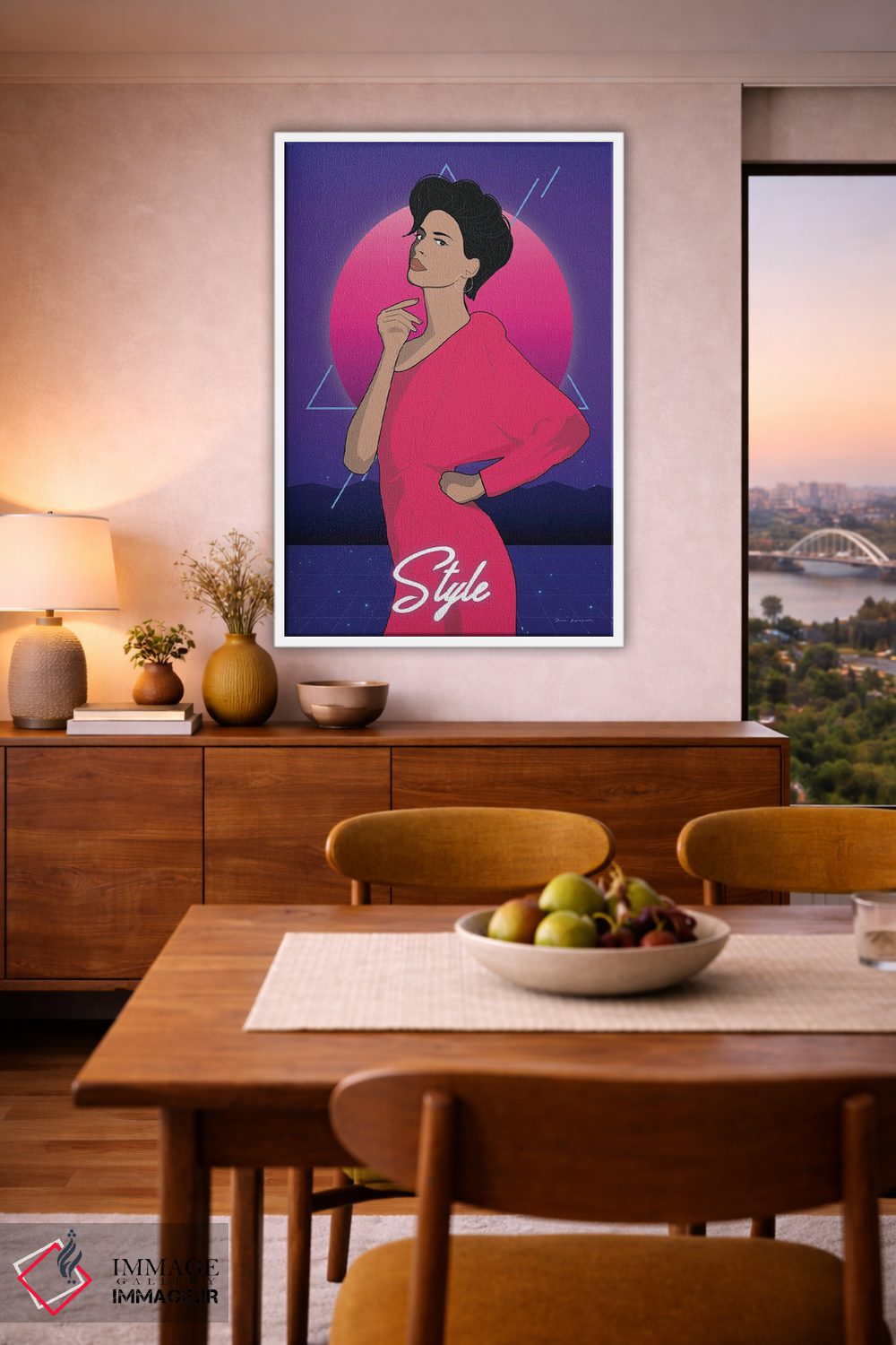 تابلو دکوراتیو دهه هشتادی ها III اثر عمر اسکالانته - D5W