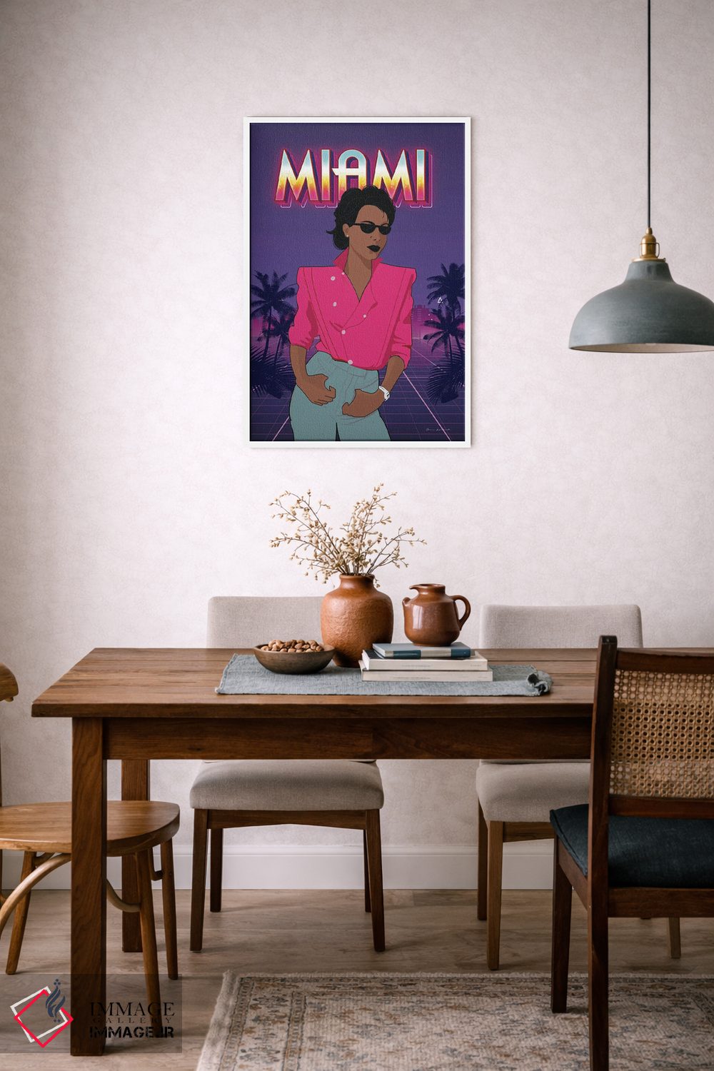 تابلو دکوراتیو دهه هشتادی ها II اثر عمر اسکالانته - D6W