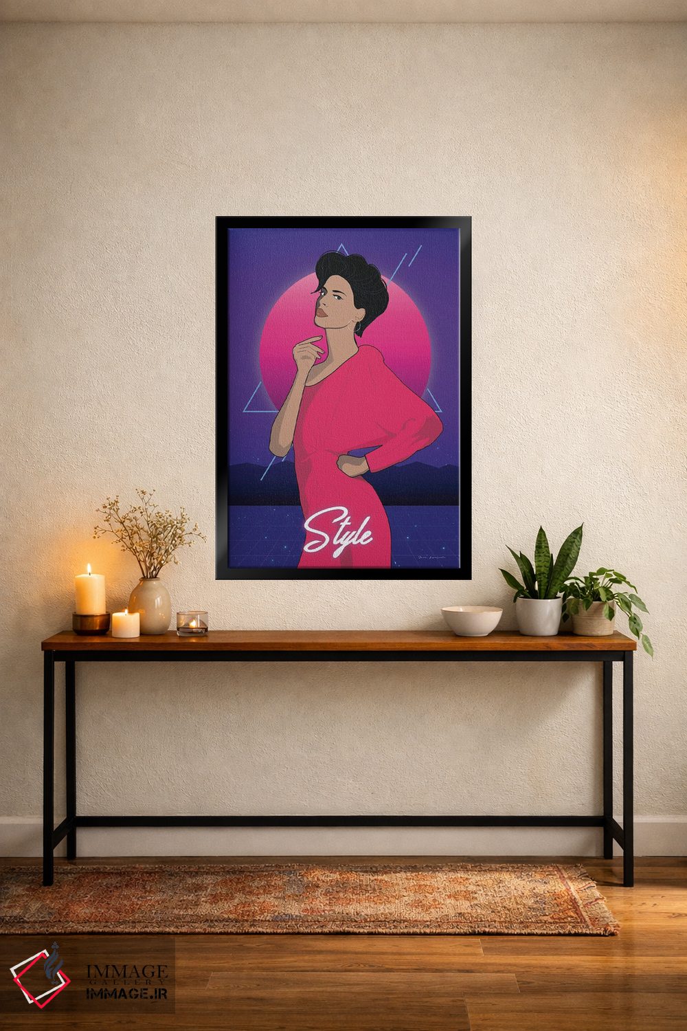 تابلو دکوراتیو دهه هشتادی ها III اثر عمر اسکالانته - D4B