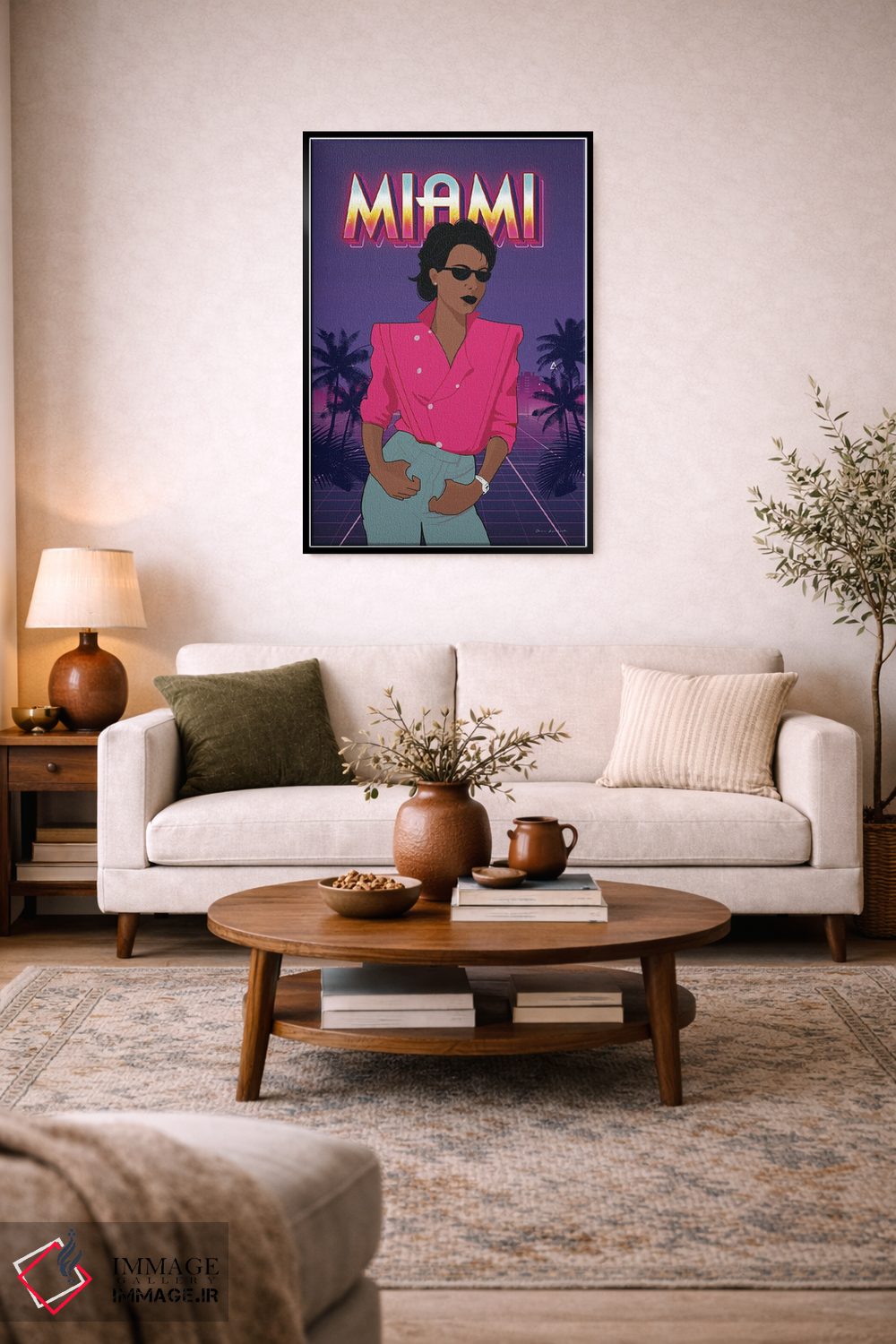 تابلو دکوراتیو دهه هشتادی ها II اثر عمر اسکالانته - D5B