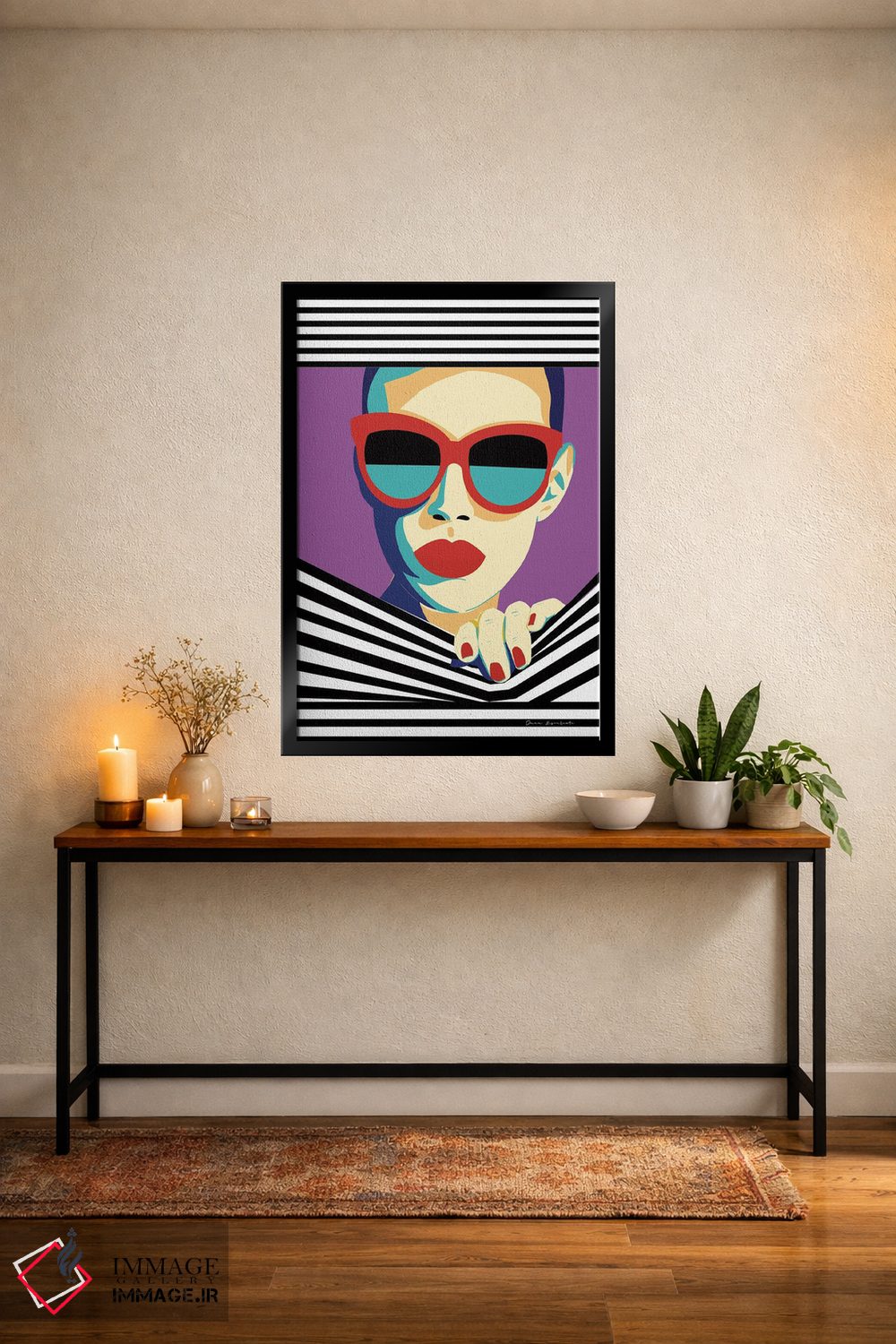 تابلو دکوراتیو استایل و نگرش II اثر عمر اسکالانته - D5B