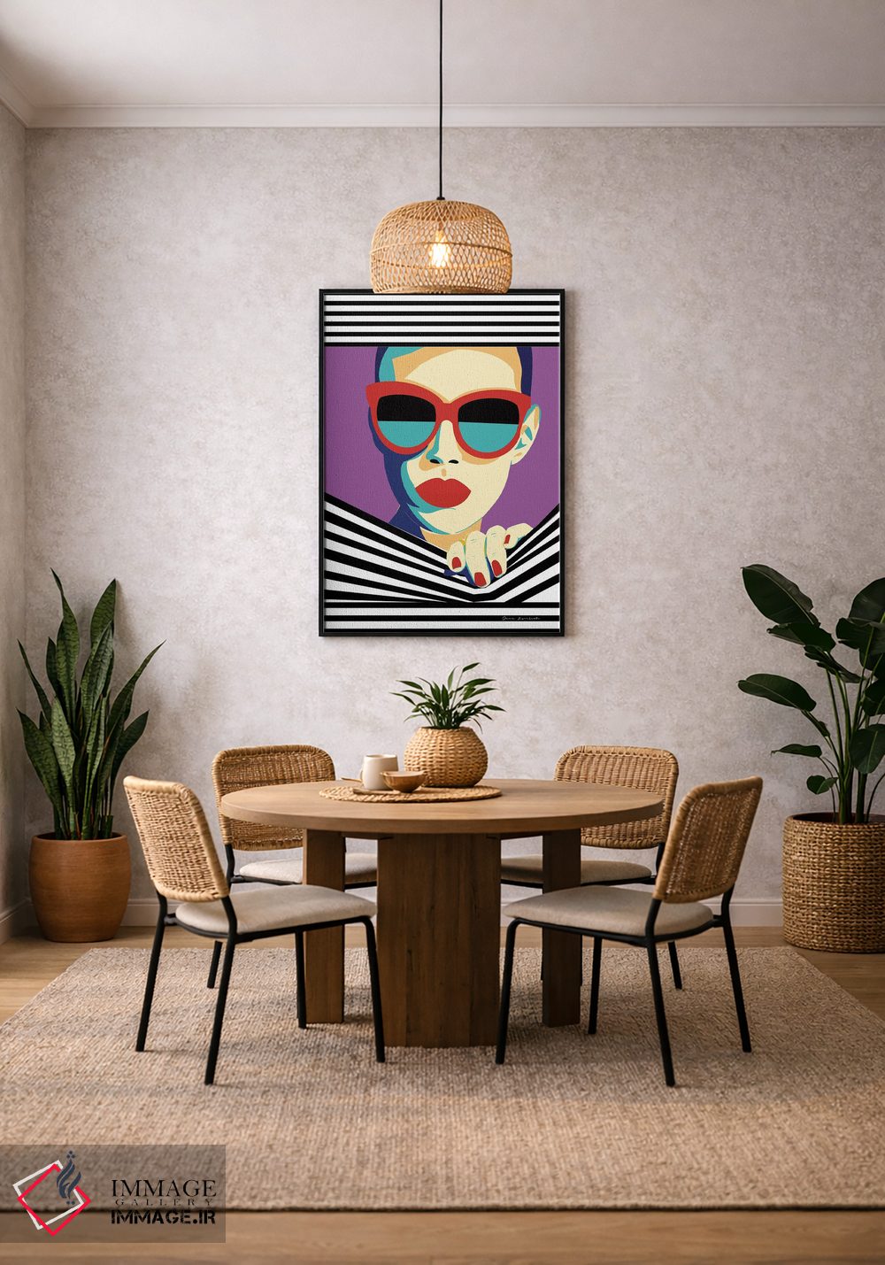 تابلو دکوراتیو استایل و نگرش II اثر عمر اسکالانته - D4B