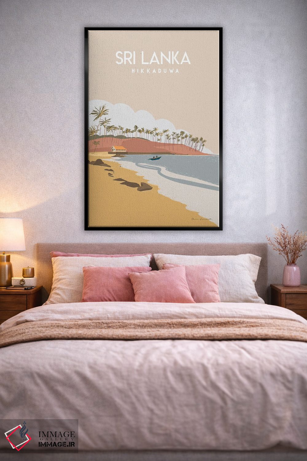 تابلو مینیمال سری لانکا اثر عمر اسکالانته - D2B