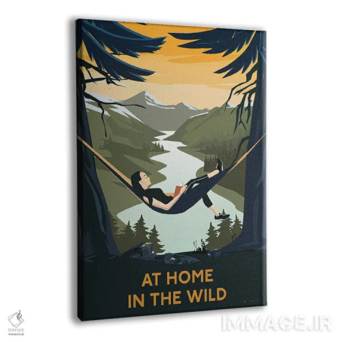تابلو دکوراتیو ماجراجویی در طبیعت II اثر عمر اسکالانته - نمای پرسپکتیو محصول